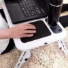 Складной столик-подставка для ноутбука с кулером E-Table LD09