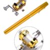Удочка складная с катушкой и леской, телескопическая, Fishing rod in pen case, блесной, удочка ручка