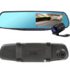 Автомобильное зеркало видеорегистратор для машины на 2 камеры VEHICLE BLACKBOX DVR 1080p камерой заднего вида.