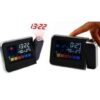 Часы метеостанция с проектором времени на стену Color Screen 8190 календарь