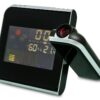 Часы метеостанция с проектором времени на стену Color Screen 8190 календарь