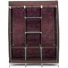 Складной каркасный тканевый шкаф Storage Wardrobe 88130, шкаф на три секции 130*45*175