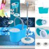 Универсальная швабра с отжимом-центрифугой и ведром Easy Mop "Круглая Швабра"