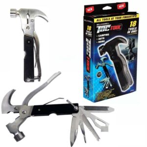 Многофункциональный молоток-гвоздодер Инструмент Мультитул Tac Tool 18 in 1