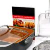 Сковородка-фритюрниця квадратная с крышкой TOP KITCHEN BN-8001