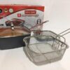Сковородка-фритюрниця квадратная с крышкой TOP KITCHEN BN-8001