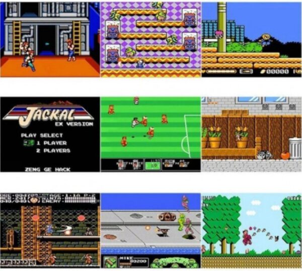 Ретро приставка Sup консоль с цветным LCD экраном без джойстика 8-bit 400 игр