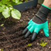 Садовые перчатки с когтями Garden Genie Glovers
