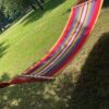 Тканевый гамак Mexico с деревянной перекладиной 200x80 см, гамак с планкой в чехле