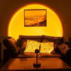 Проекционный светильник Sunset Lamp с эффектом заката, рассвета fm-23