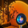 Проекционный светильник Sunset Lamp с эффектом заката, рассвета fm-23