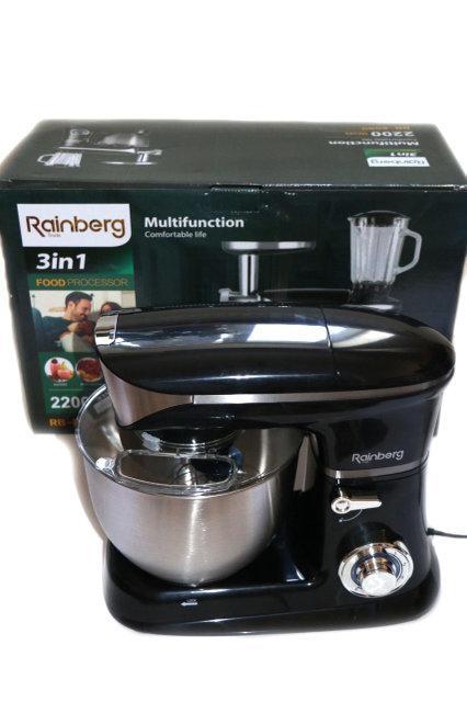 Кухонный комбайн Rainberg RB-8080 3 в 1 Тестомес, Мясорубка, Блендер (4200 Вт) 5B