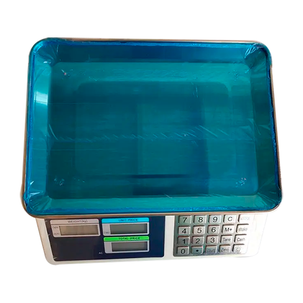 Весы торговые электронные со счетчиком цены ACS KitchenTech KT218 50кг 6V (металл)