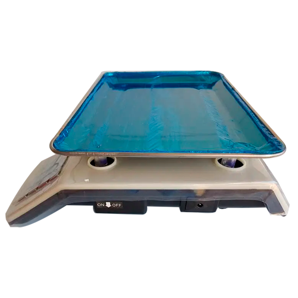 Весы торговые электронные со счетчиком цены ACS KitchenTech KT218 50кг 6V (металл)
