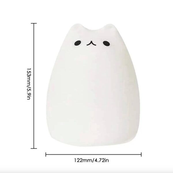 Силиконовый детский ночник "Котик" 7 режимов