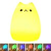 Силиконовый детский ночник "Котик" 7 режимов
