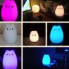 Силиконовый детский ночник "Котик" 7 режимов