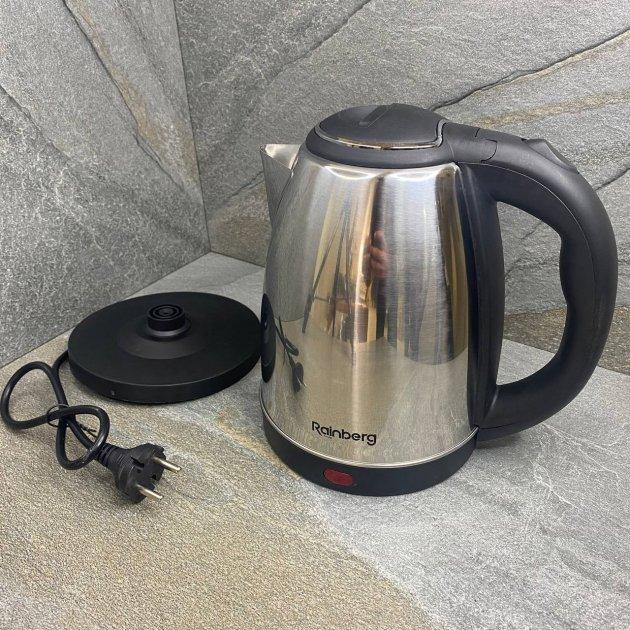 Electric Kettle Rainberg RB-804 Disc 2L Silver