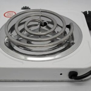 Электрическая настольная плита одна конфорка HP-JX1010B со спиральным теном 1000 Вт, 5 режимов нагрева UKG