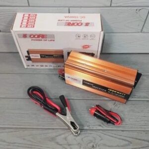 Преобразователь напряжения 12V-220V 1000W/инвертор автомобильный 1000W 12 V UN-3054 (work 660W)