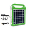 Портативный фонарь с солнечной панелью и лампочками Power Bank EP-038