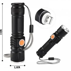 Фонарик ручной Bailong BL-616-T6 USB зарядка