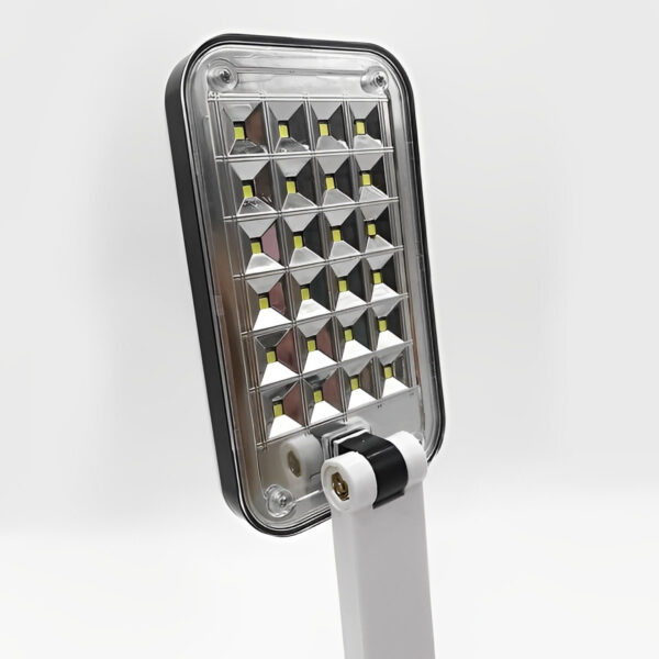 Настольная складная USB лампа 24 LED, YT-666, Белая / Настольный светодиодный светильник / Лампа трансформер