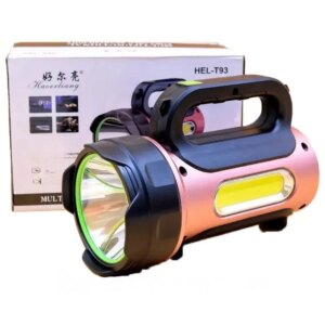 Кемпинговый фонарь HEL-T93 (LM+COB белый и красный) + солнечная панель + Powerbank + microUSB