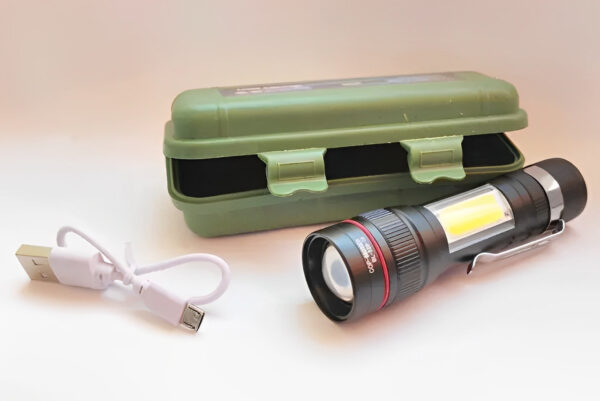 Фонарик ручной аккумуляторный Bailong BL-520 T6 + COB