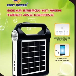 Фонарь-Power Bank-радио-блютуз (2400mAh) с солнечной панелью EP-035
