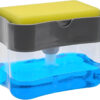 Органайзер для мочалок с мыльницей и дозатором Soap Pump Sponge Caddy SPSC30 PP