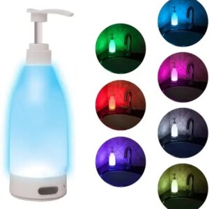 Дозатор для жидкого мыла с подсветкой Soap Bright Nightlight Soap Dispenser 400 мл