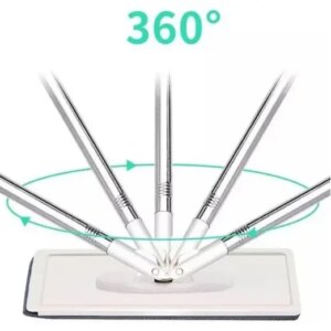 Швабра-лентяйка 5л Hand Free Cleaning Mop 2 в 1 с автоматическим отжимом для уборки Бежевый