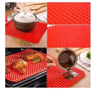 Коврик для выпечки PYRAMID PAN Fat-Reduction Silicone Cooking Mat (16,25х11,5 см, силиконовый)grill