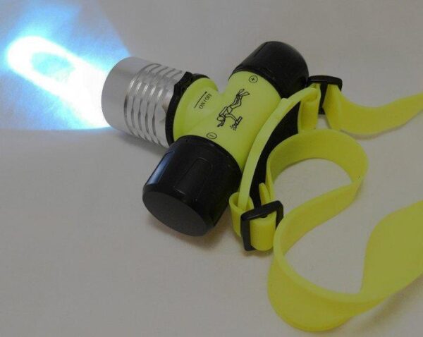 Подводный налобный фонарь Bailong BL-56/5390 CREE XR-E Q5 Желтый