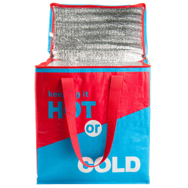 Термосумка, сумка-холодильник 32х20х35 см 22 л Sannen Cooler Bag Красно-синяя DT4244