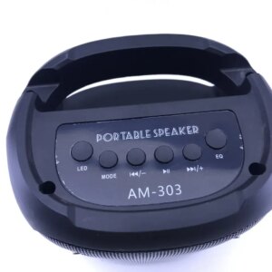 Колонка с LED- подсветкой музыкальная портативная Bluetooth AM-303