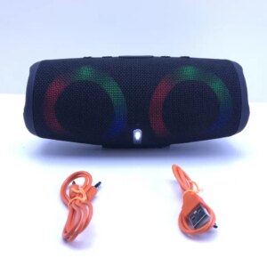 Мини громкая колонка с аккумулятором MP3/FM/microSD с Bluetooth Charge-5 RGB черный