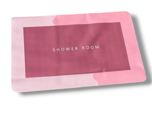 Нескользящий влагостойкий коврик для ванны Shower Room 40х60 см Розовый
