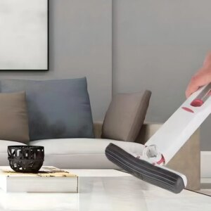 Мини швабра MINI MOP XL-340 с автоотжимом, легкая, для уборки дома, авто, с дополнительными губками