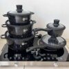 Набор посуды с гранитным антипригарным покрытием Higher Kitchen НК-316  из 12 предметов
