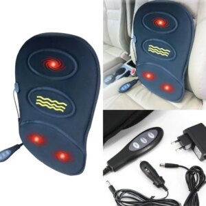 Массажная накидка 3 Режима для автомобиля и офиса с прогревом Robotic Cushion Massage HL-802