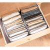 Моющийся органайзер 4шт для хранения одежды в гардеробе Box For Clothes