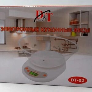Весы кухонные с чашей DT Smart DT-02 белые