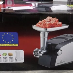 Электрическая мясорубка с шинковницей Crownberg CB-4216 3200 Вт Кухонный комбайн