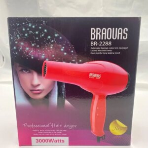 Фен для волос с защитой от перегрева Braouas br-2288 3000w