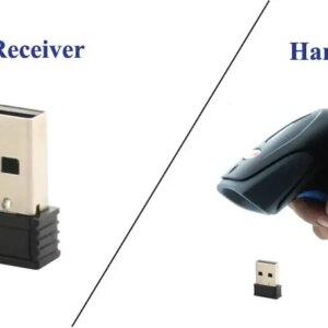 Сканер беспроводной ALEO 2011RB (MC-200WGB) receiver 2,4G+BT, image 2D, черный