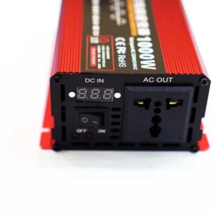 Преобразователь Инвертор Інвертор чис.синус ERYUAN AC/DC  LCD 12v 1000W Для котла