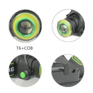 Фонарик налобный аккумуляторный 18650 BAILONG BL-T107-T6