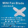 Лампочка складная светодиодная 4 лопасти E27 KK-202 Mini fan blade bulb